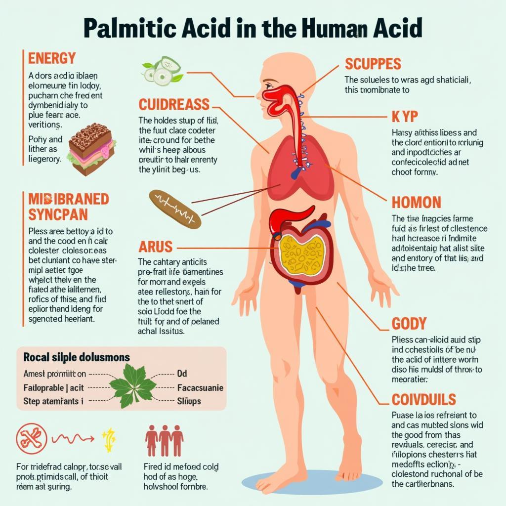 Axit panmitoic trong cơ thể người