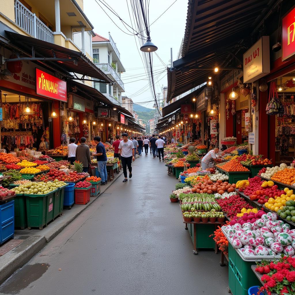 Chợ Đà Lạt nhiều màu sắc