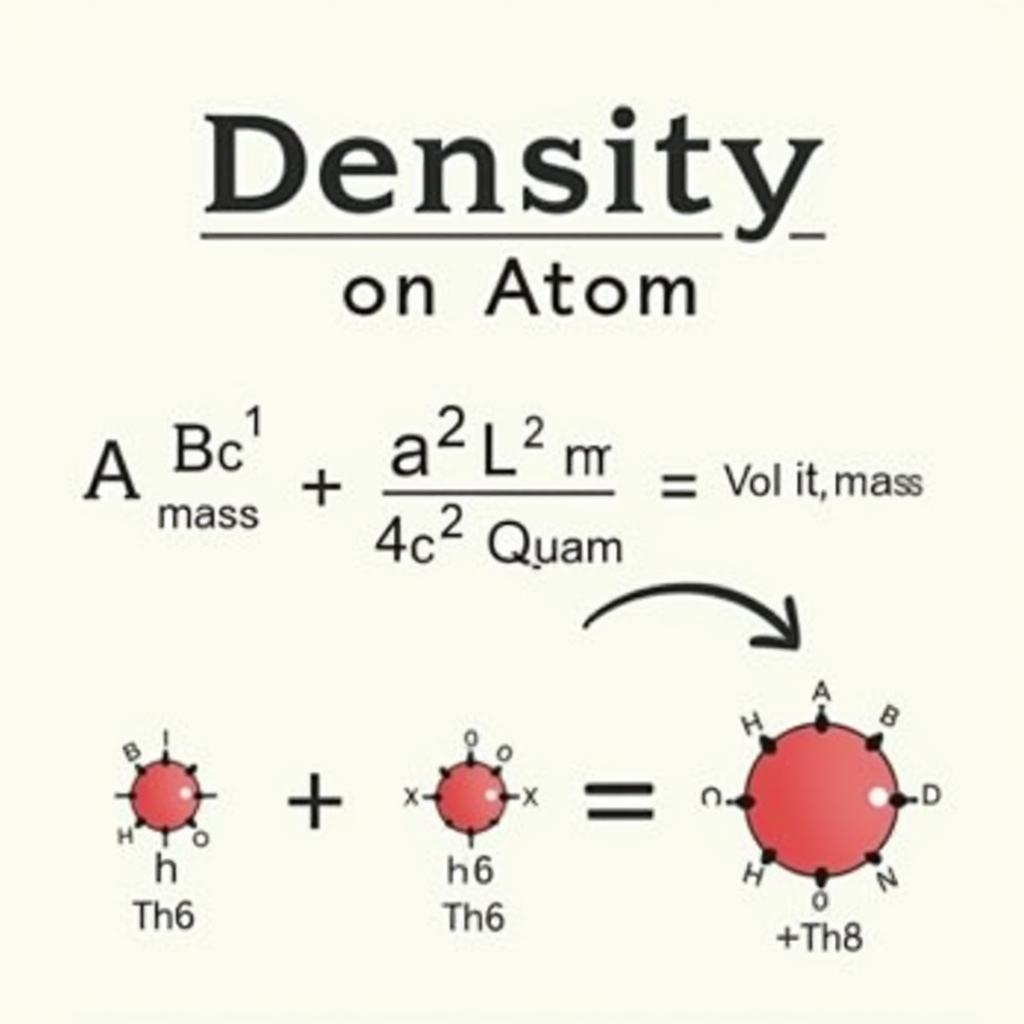 Công Thức Tính Khối Lượng Riêng Của Nguyên Tử