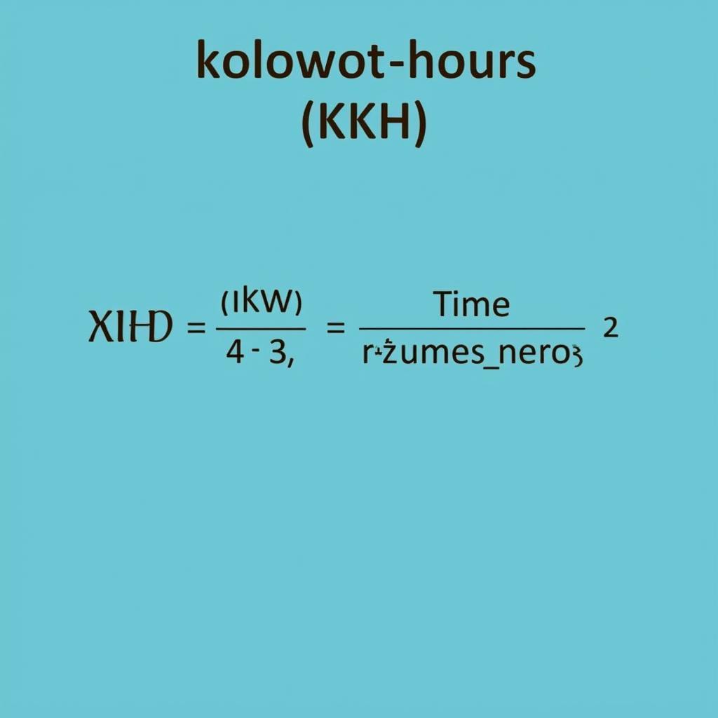 Công Thức Tính kWh: Bí Quyết Tiết Kiệm Điện Năng