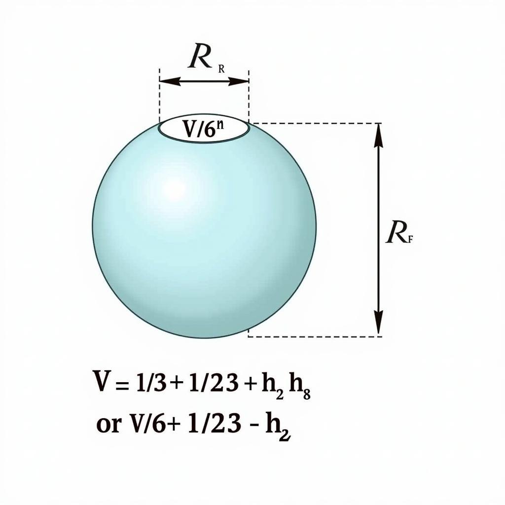 Công Thức Tính Thể Tích Chỏm Cầu: Khám Phá Bí Ẩn Hình Học