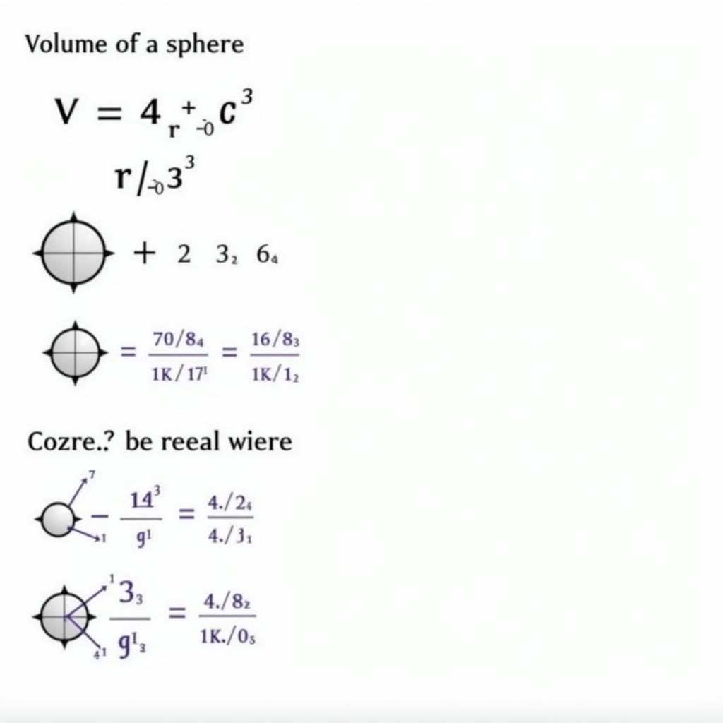 Công Thức Tính Thể Tích Của Hình Cầu