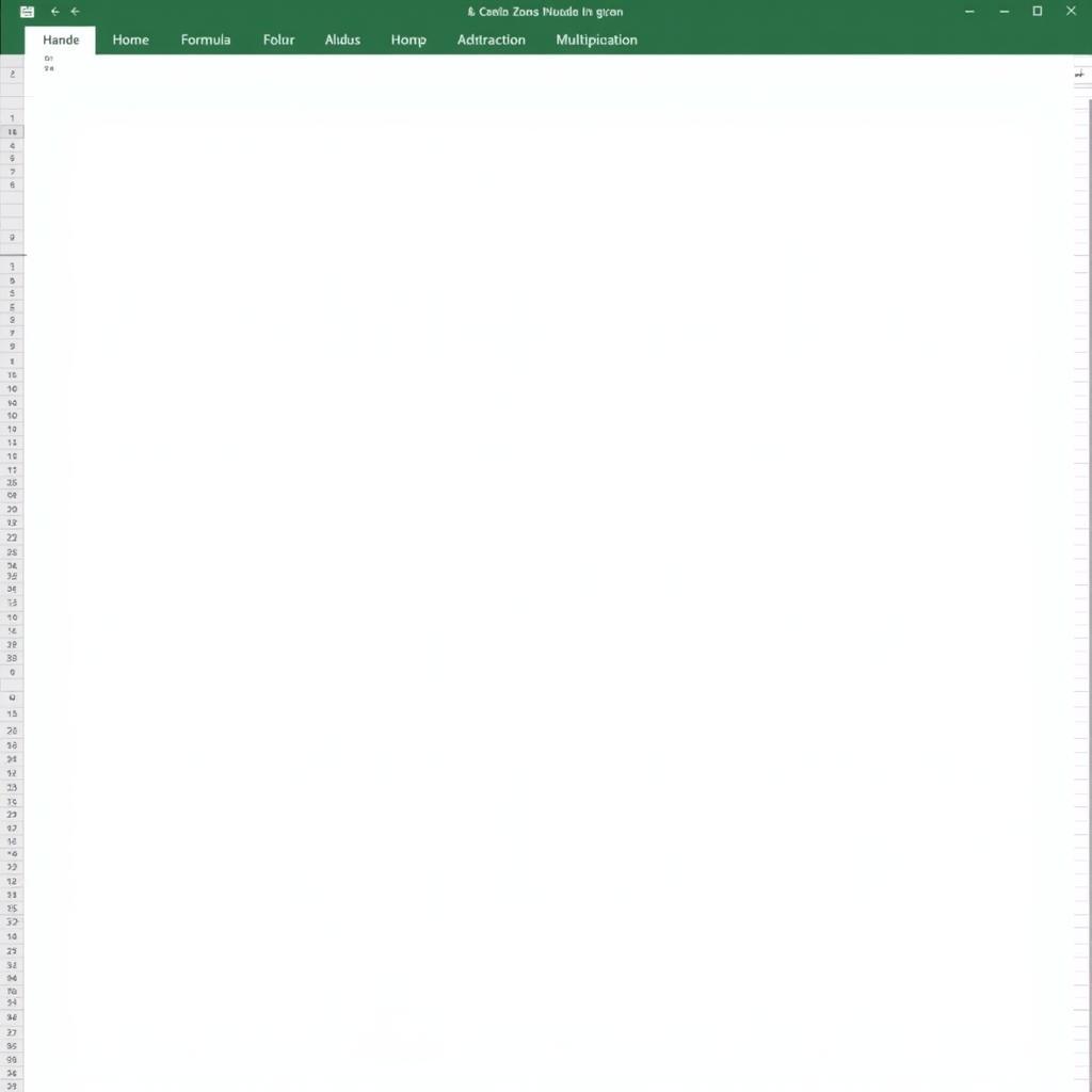 Nắm Vững Công Thức Cộng Trừ Nhân Chia Trong Excel