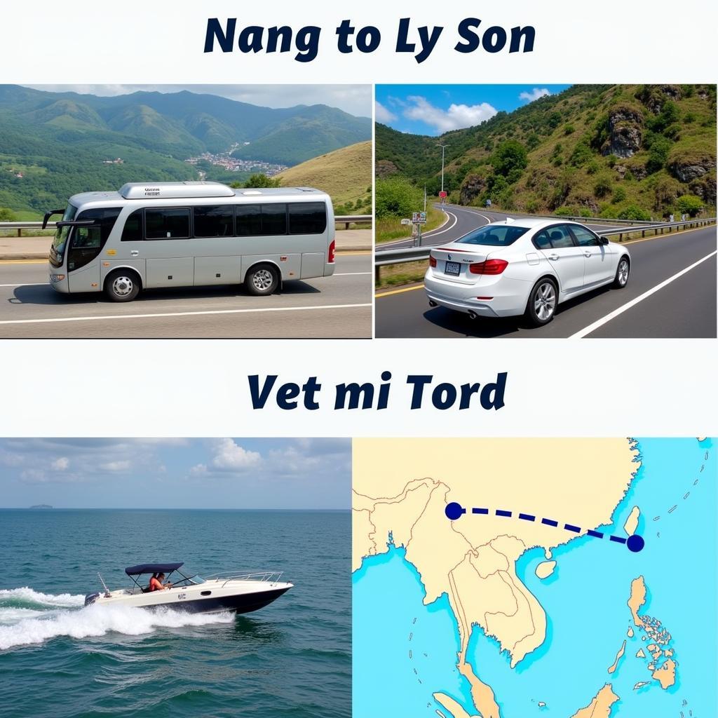 Di chuyển từ Đà Nẵng đến Lý Sơn