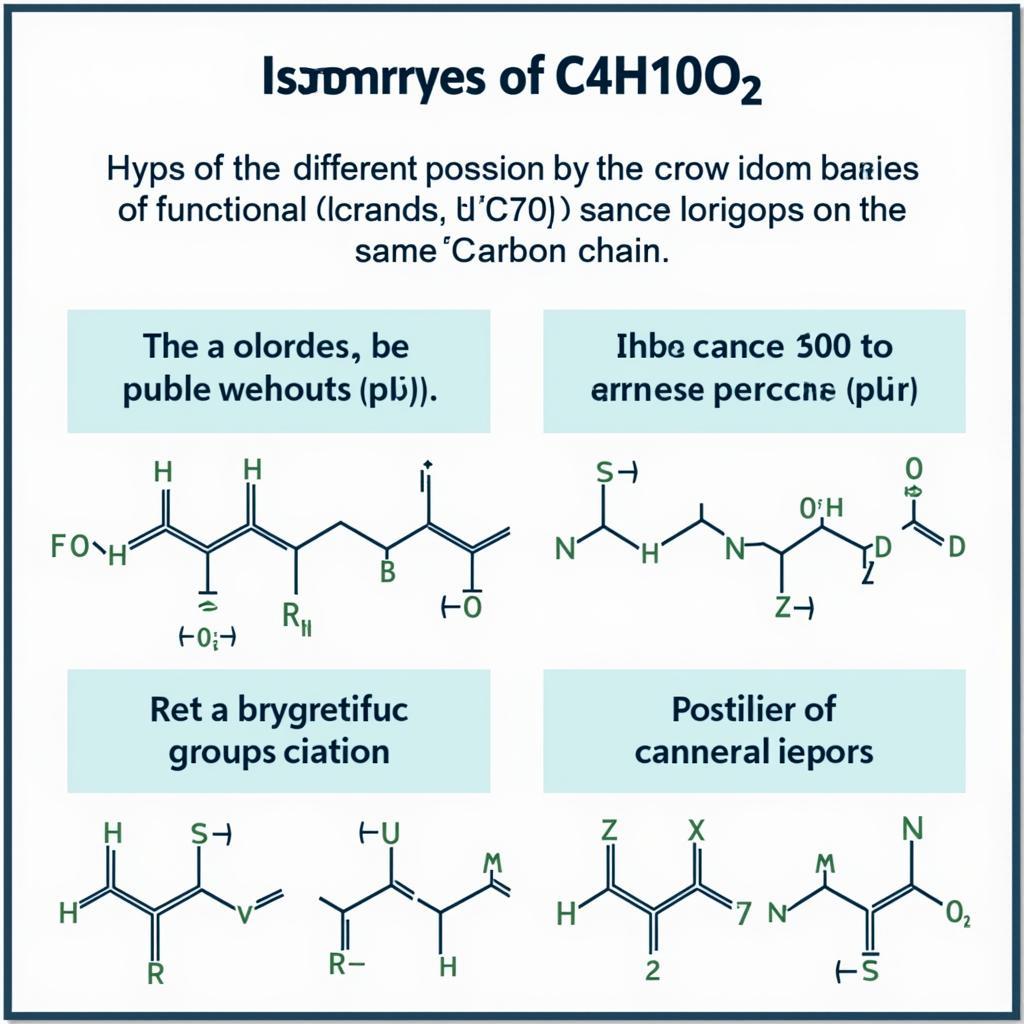 Đồng phân vị trí nhóm chức của C4H10O2