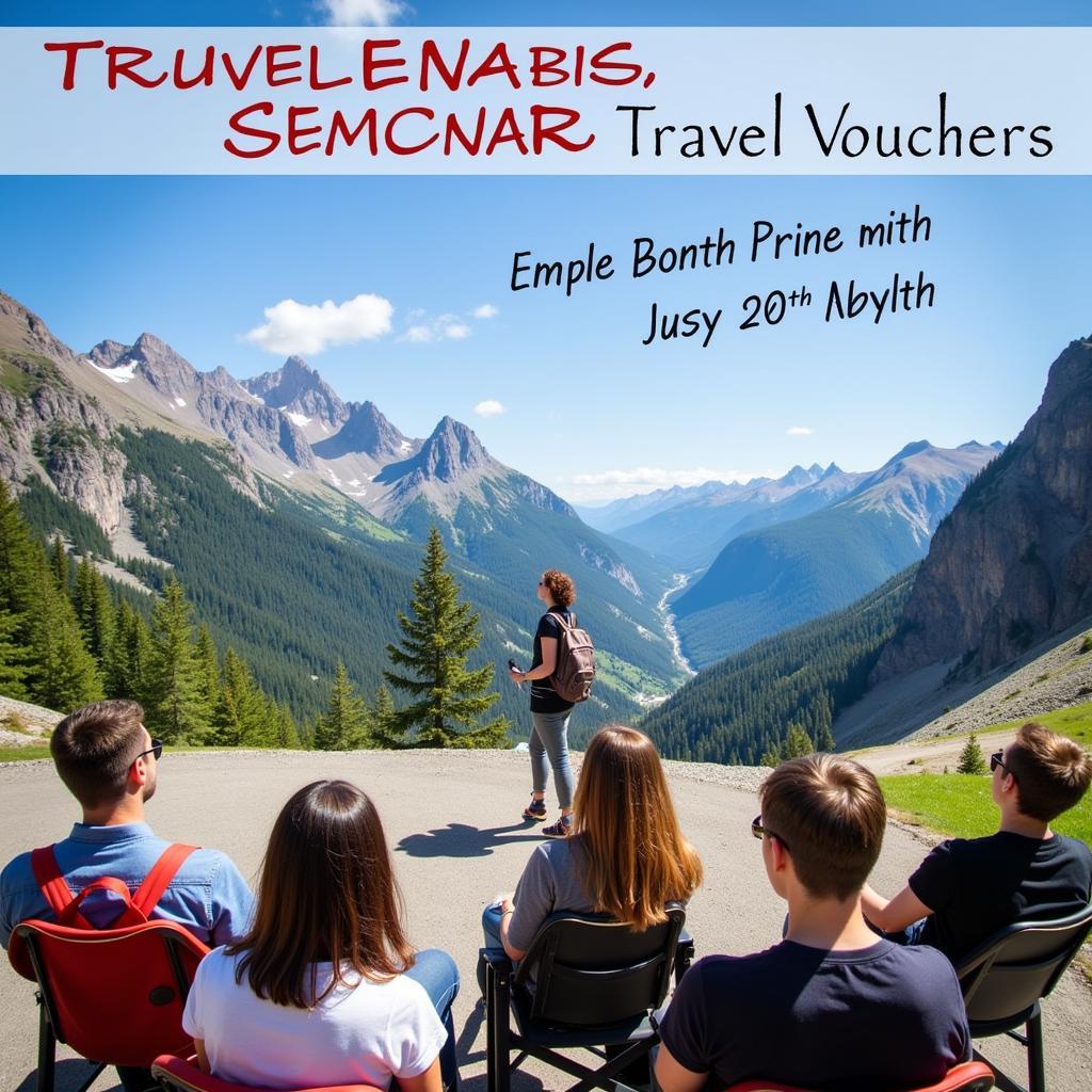 Seminar with travel voucher prize in the mountains