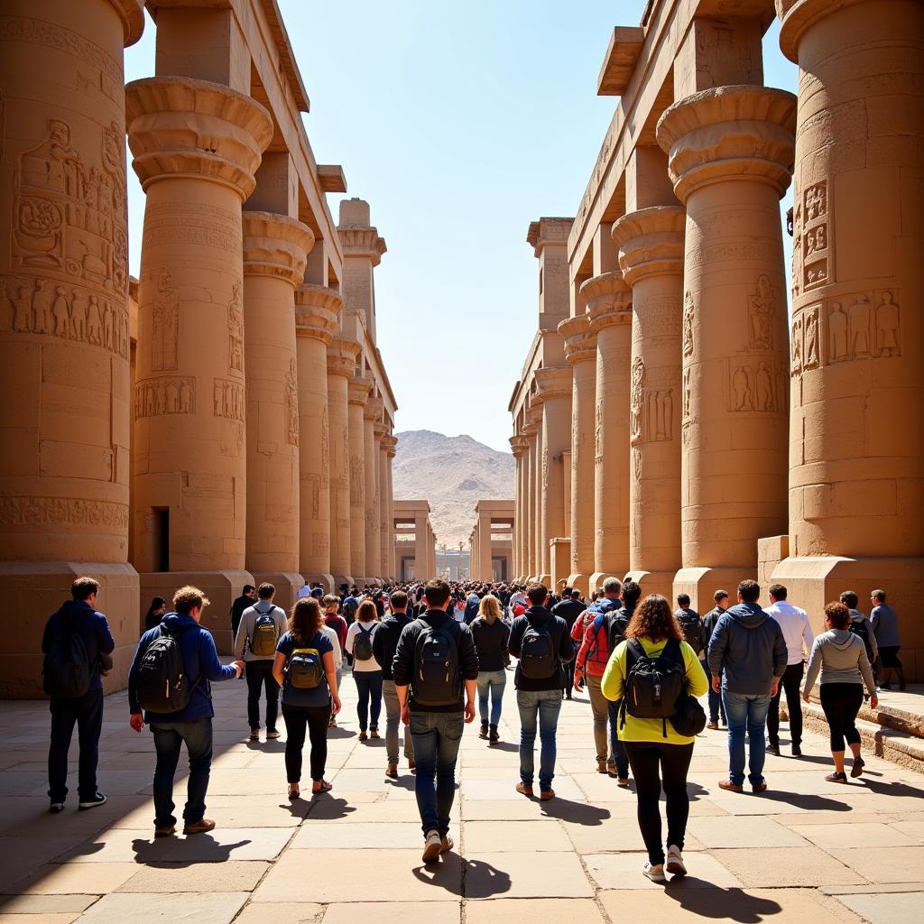 Đền Luxor Ai Cập cùng Vietravel