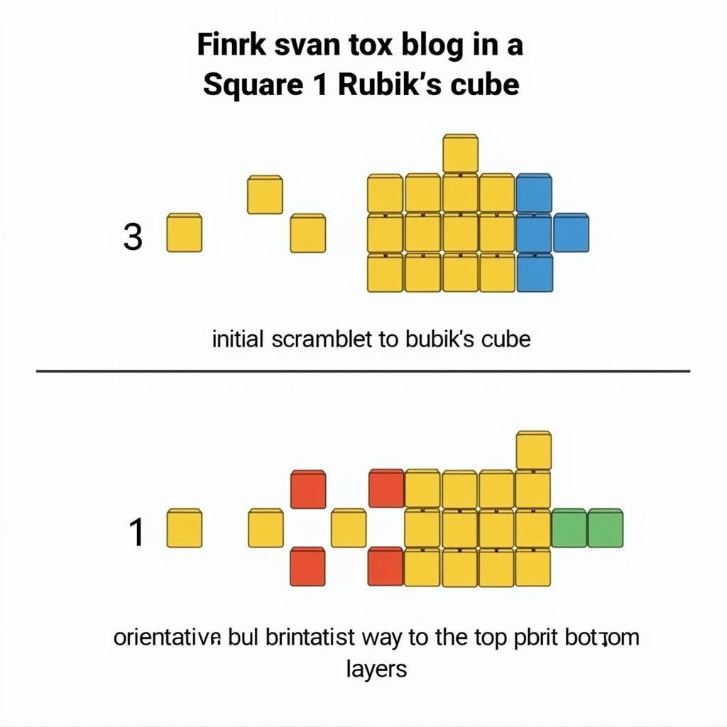 Công Thức Giải Rubik Square 1: Chinh Phục Khối Vuông Huyền Bí