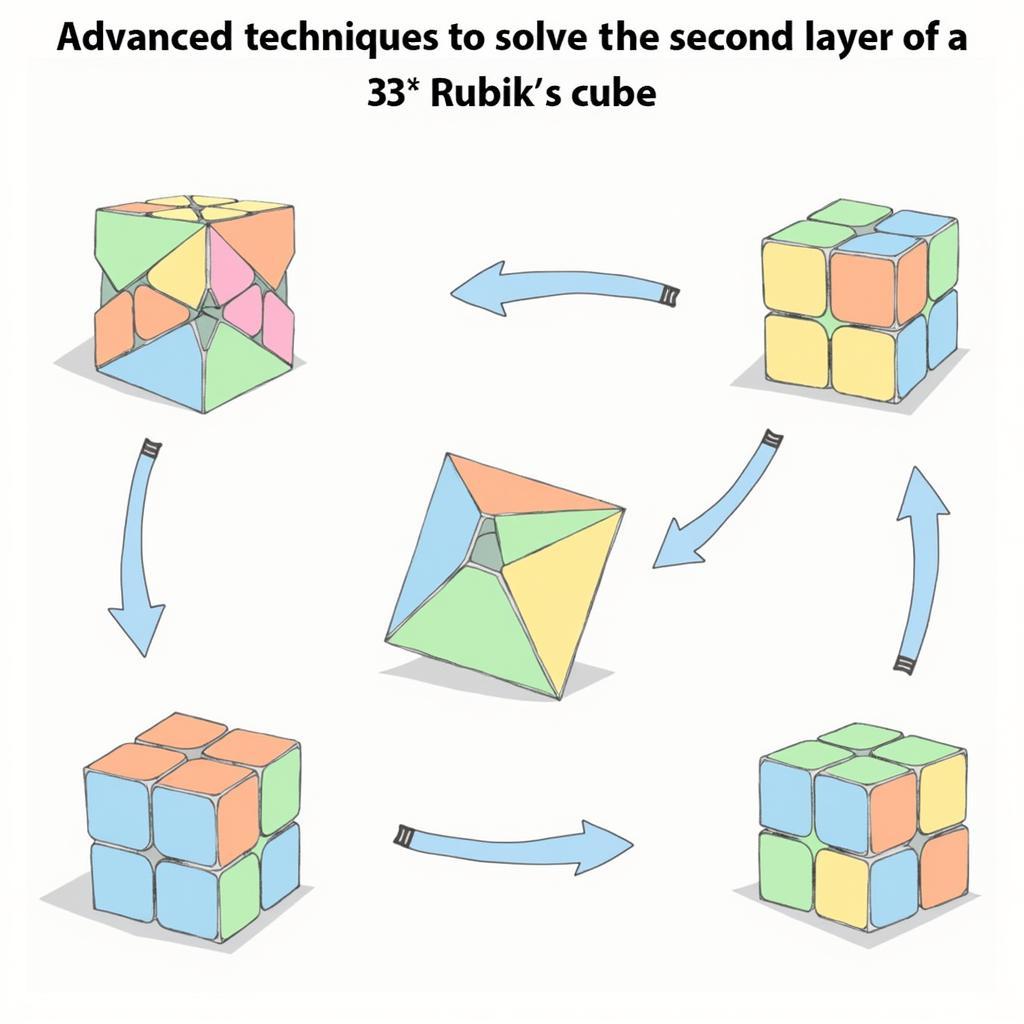 Giải Tầng 2 Rubik 3x3: Nâng Cao