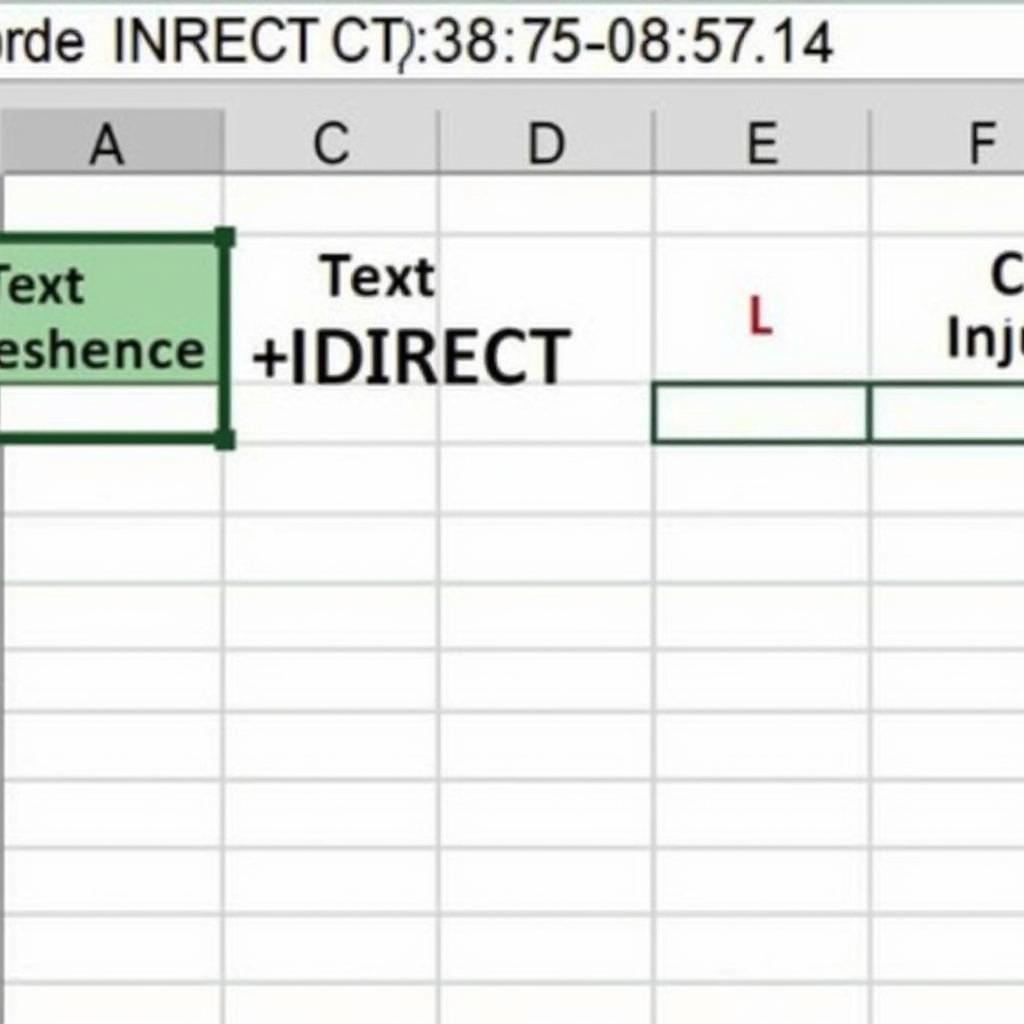 Hàm INDIRECT trong Excel