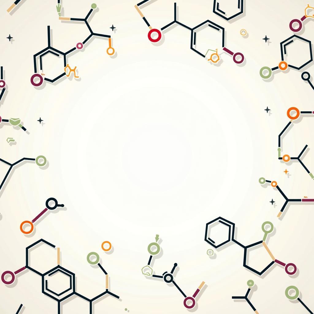 Hình nền công thức hóa học hợp chất hữu cơ phức tạp