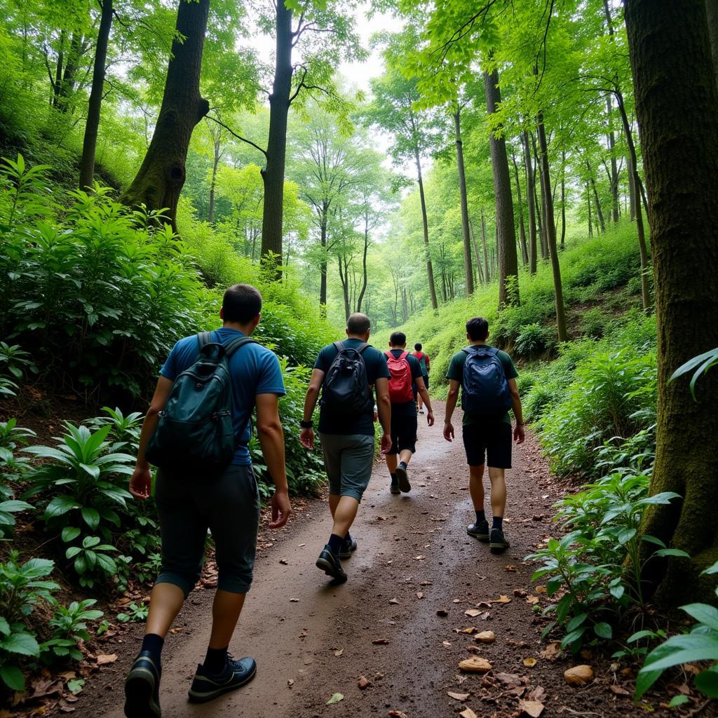 Hoạt động Trekking tại Cát Tiên