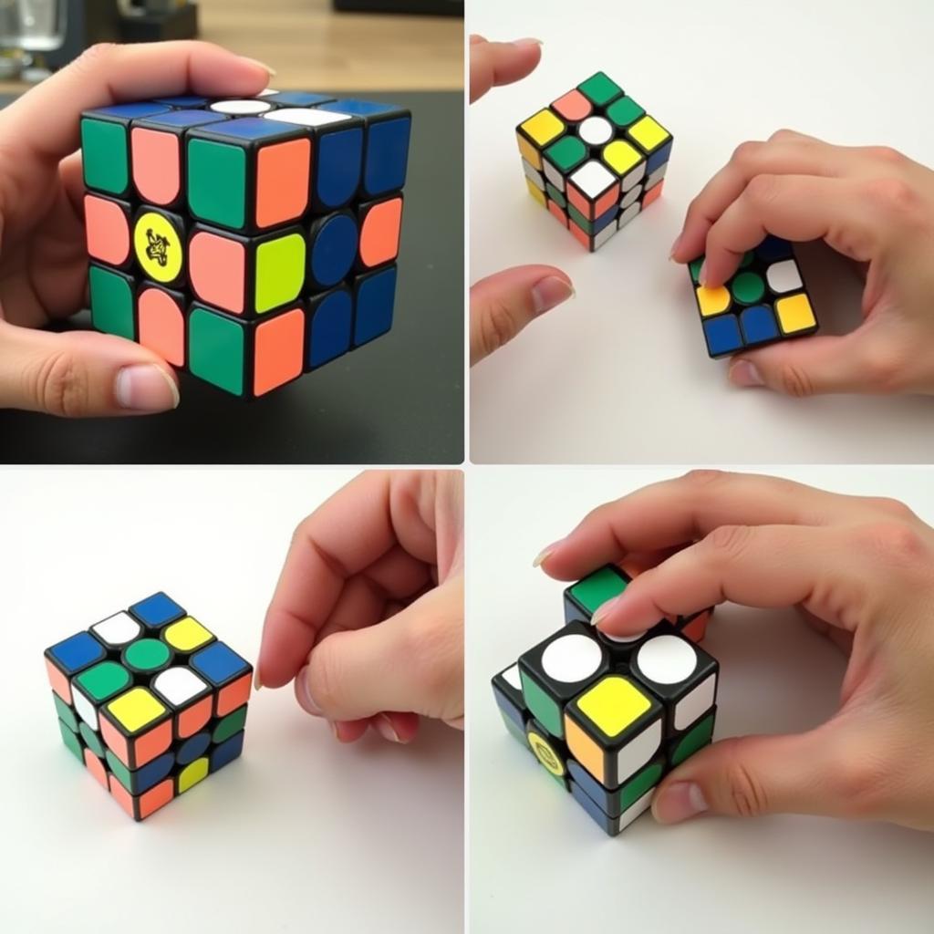 Kỹ thuật giải Rubik tam giác nhanh