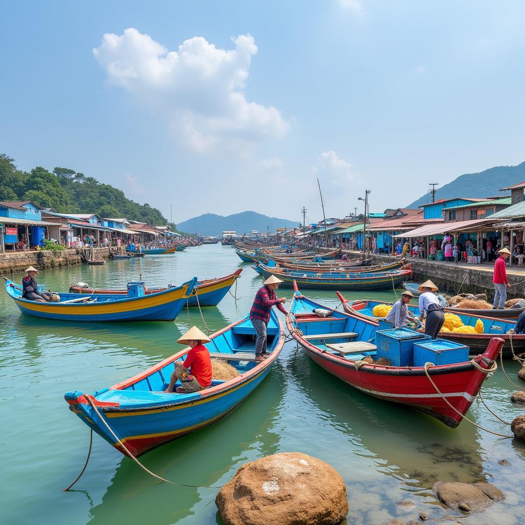 Làng chài Mũi Né cuộc sống thường nhật