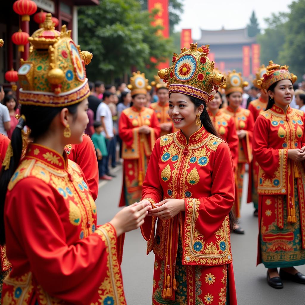 Lễ hội truyền thống Việt Nam đầy màu sắc