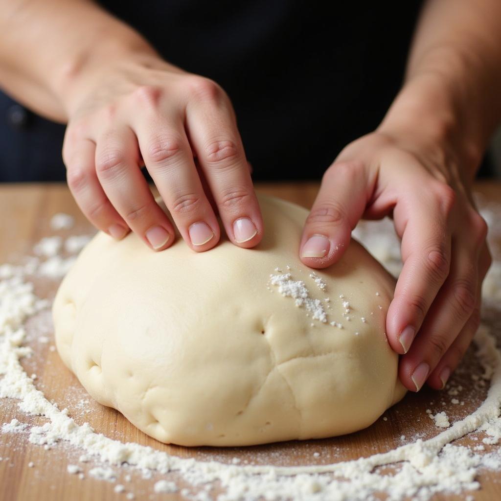 Nhào bột bánh mì sourdough