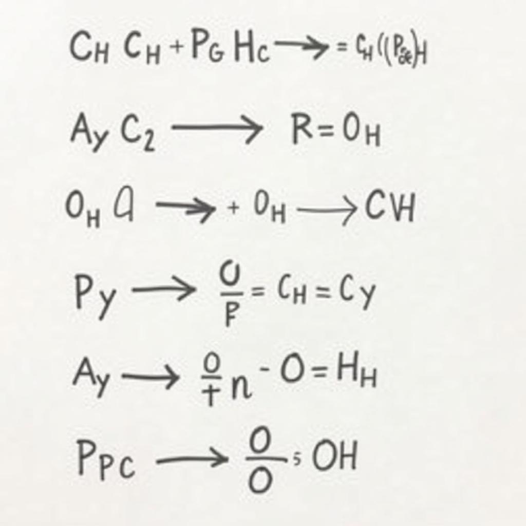 Các phản ứng hóa học của Andehit Propionic