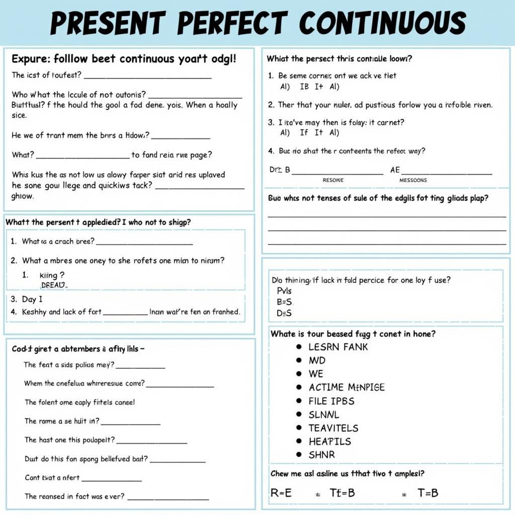 Present Perfect Continuous Công Thức: Bí Kíp Nắm Chắc Ngữ Pháp Tiếng Anh