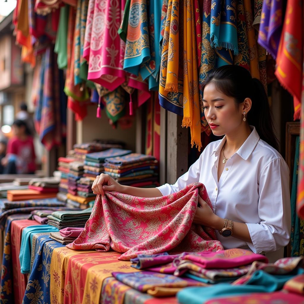 Sản phẩm lụa Thái Lan