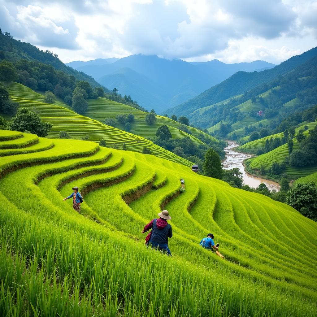 Ruộng bậc thang Sapa