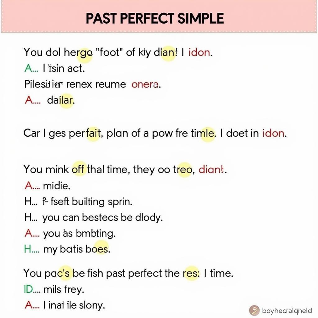 Nắm Vững Công Thức Past Perfect Simple: Chìa Khóa Mở Cánh Cửa Quá Khứ