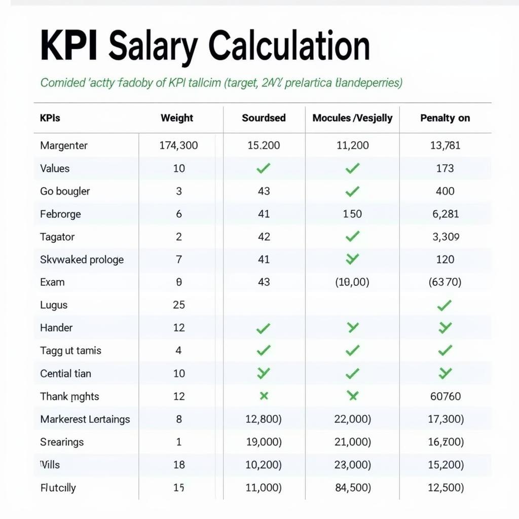 Công Thức Tính Lương KPI: Bí Quyết Nắm Vững Thu Nhập