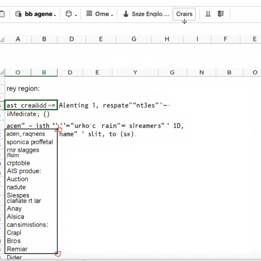 Ví dụ ứng dụng công thức liệt kê trong Excel