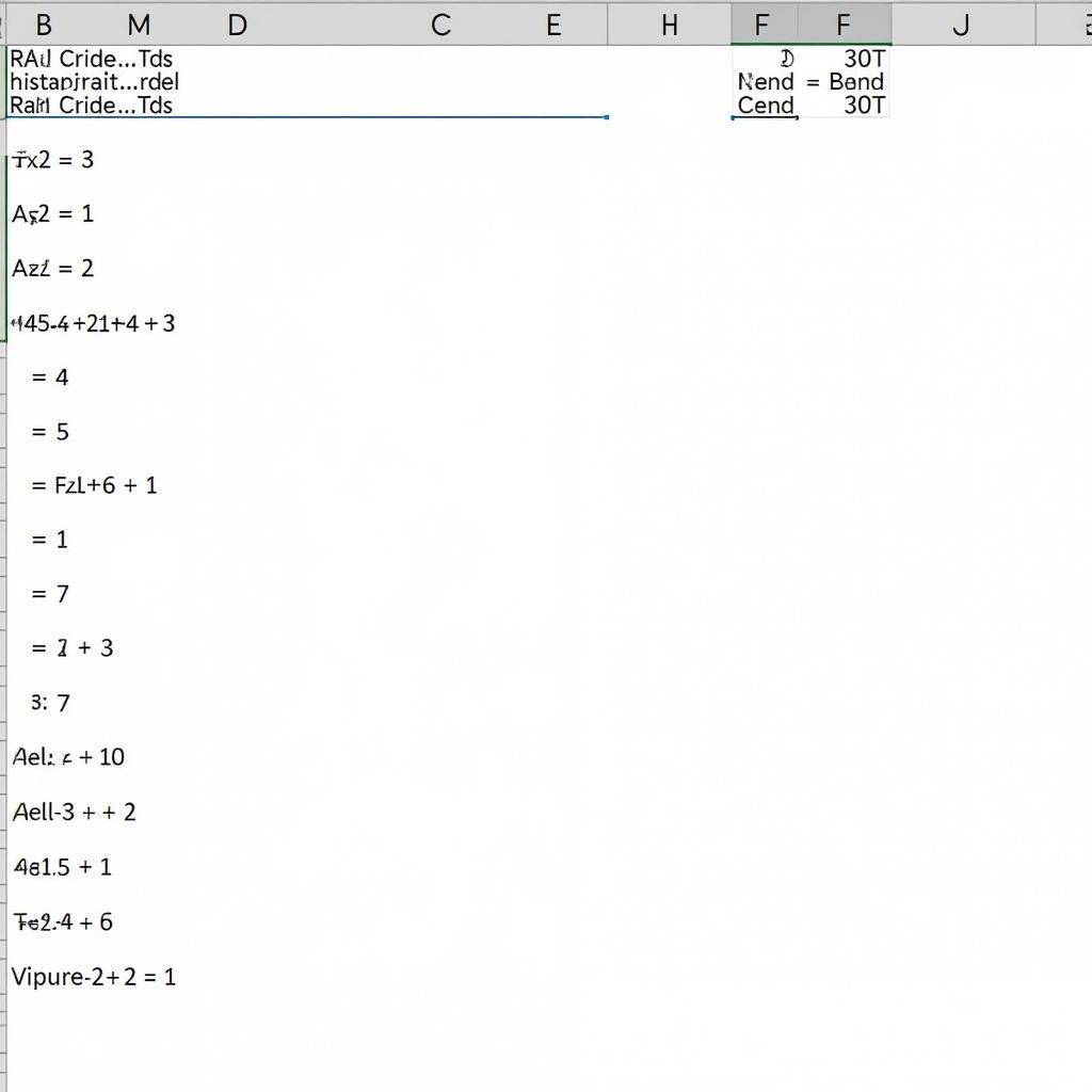 Áp Dụng Công Thức Excel