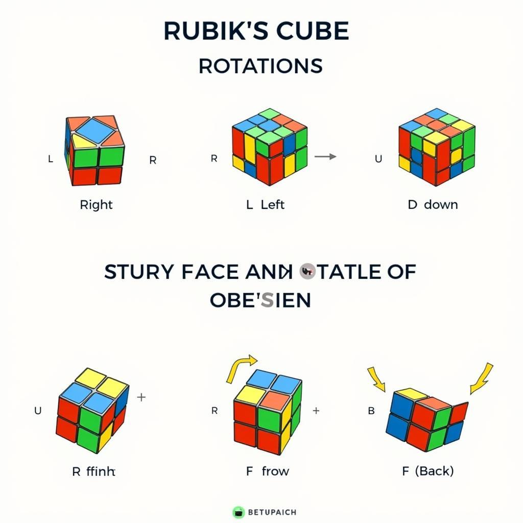 Công thức xoay Rubik nhanh: Bí quyết chinh phục khối lập phương