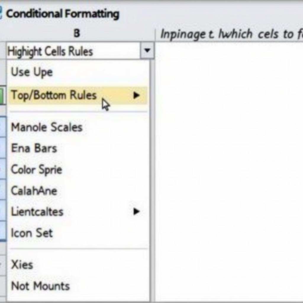 Types of Conditional Formatting Rules in Excel