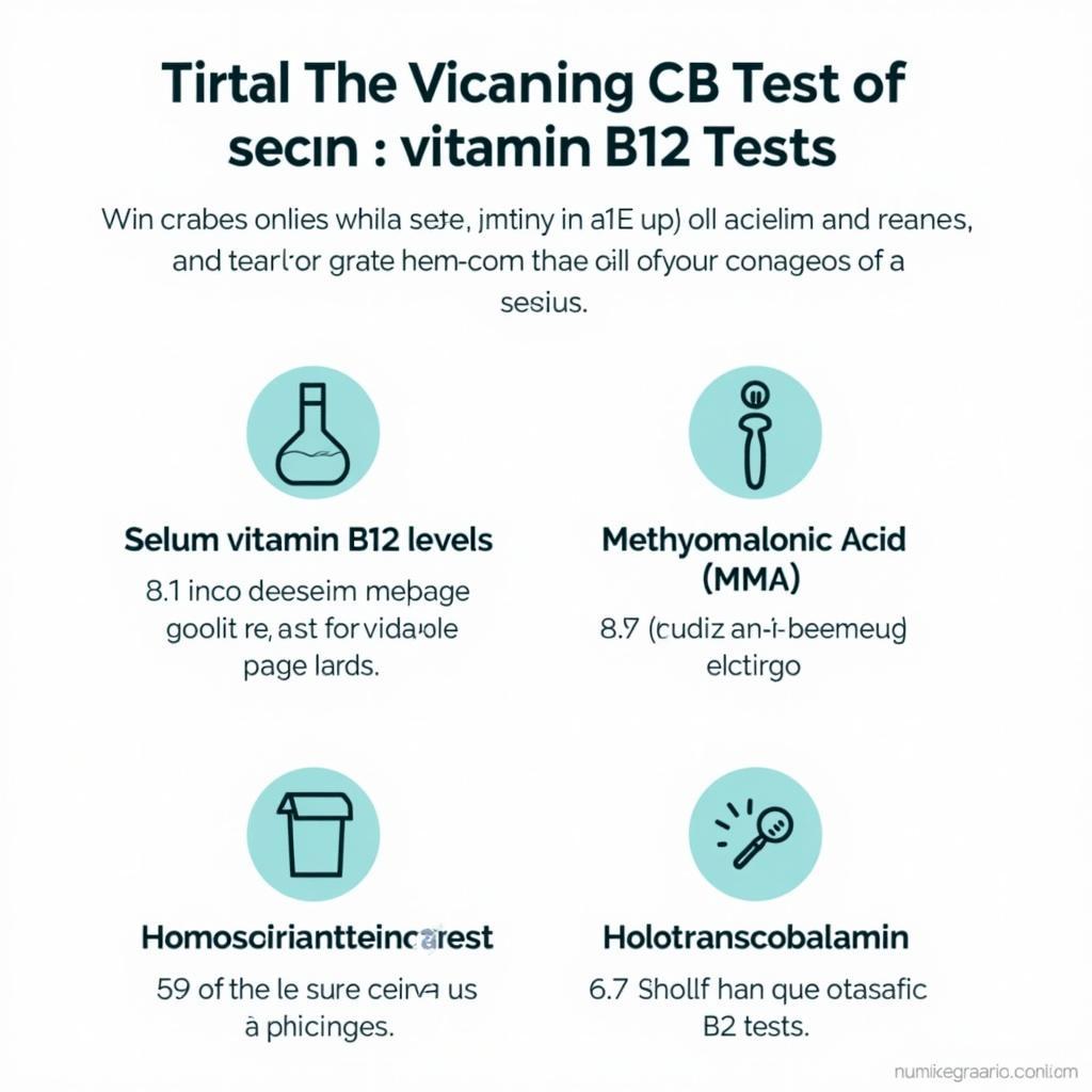 Các loại xét nghiệm vitamin B12