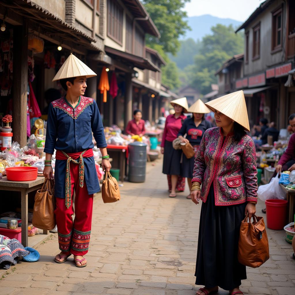 Chợ Phiêng Cành - Nét văn hóa đặc trưng