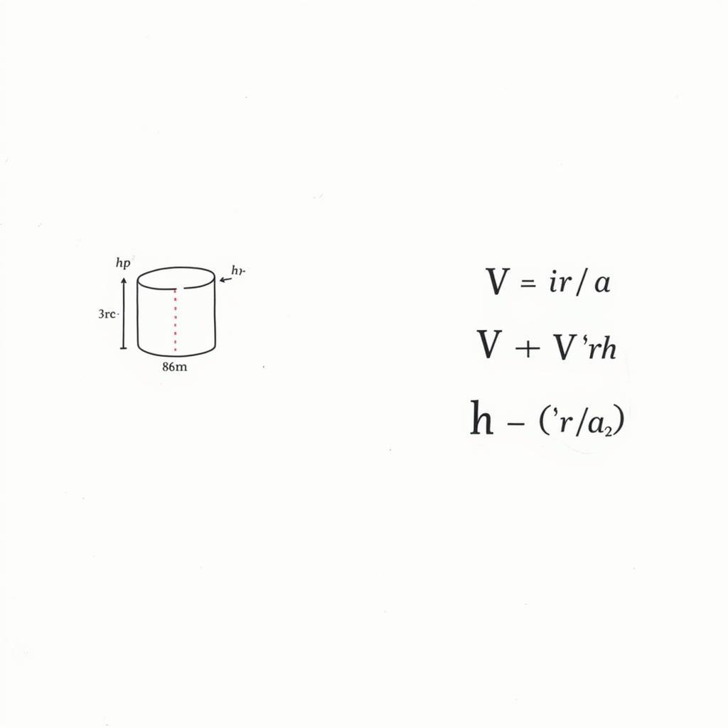 Công Thức Tính Chiều Cao Của Hình Trụ