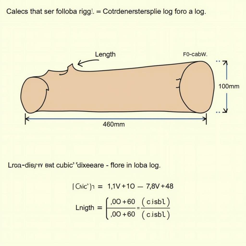 Công thức tính m3 gỗ tròn