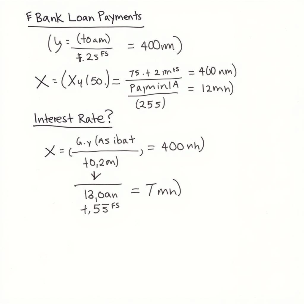 Công Thức Tính Tiền Vay Ngân Hàng Toán 12: Chi Tiết & Ví Dụ