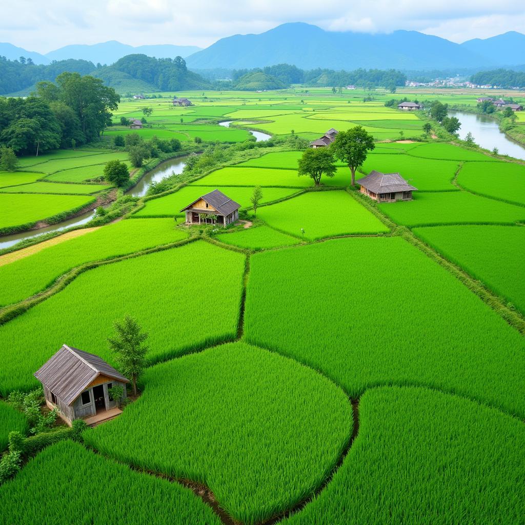 Thiên nhiên tươi đẹp Đồng bằng sông Hồng