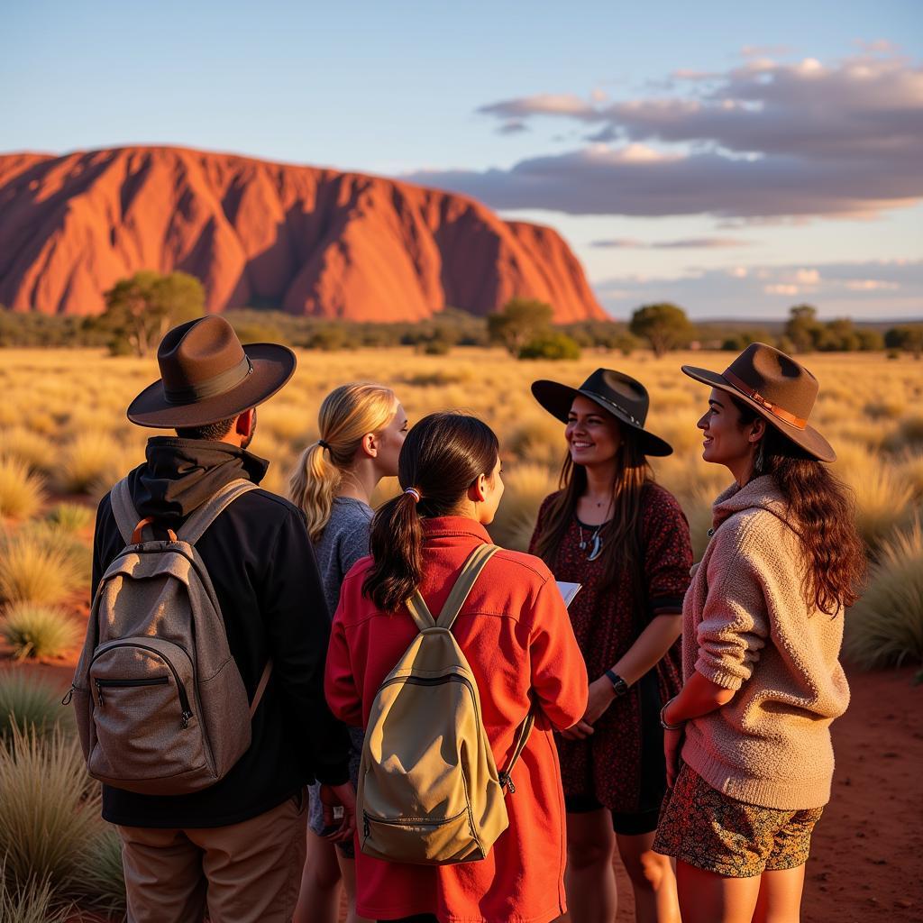 Trải nghiệm văn hóa thổ dân độc đáo tại Uluru.