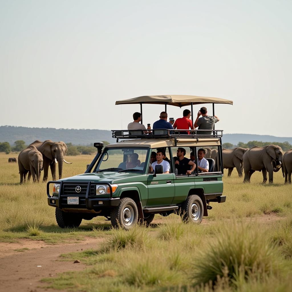 Hoạt động safari tại Nam Phi