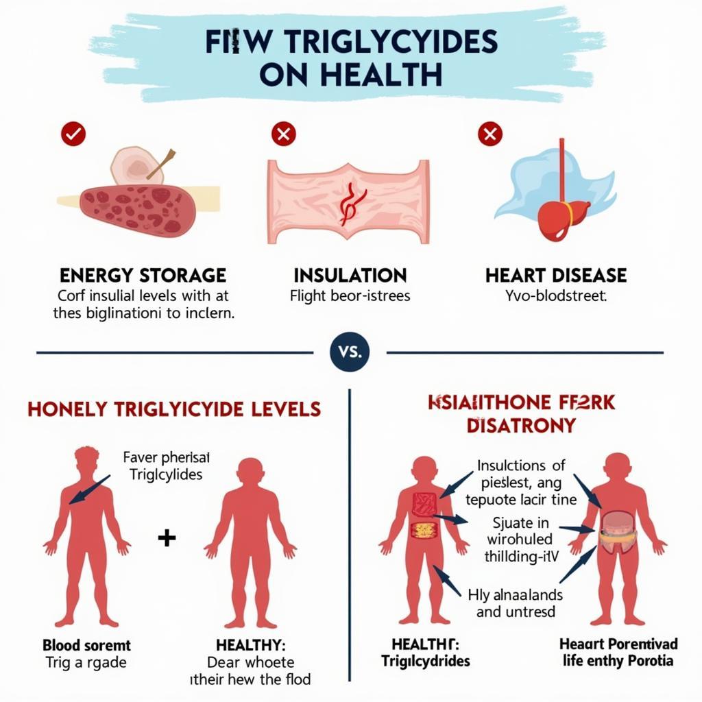 Tác động của Triglixerit đến sức khỏe