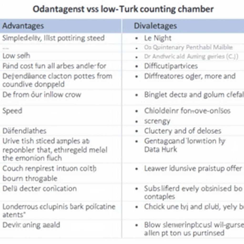 Buồng Đếm Bürk-Türk: Công Thức Tính và Ứng Dụng