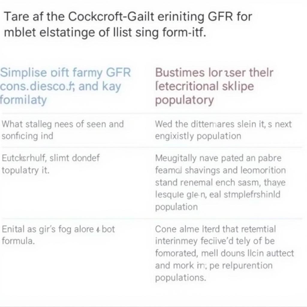 Công Thức Cockcroft-Gault: Tính Toán Độ Lọc Cầu Thận Chính Xác