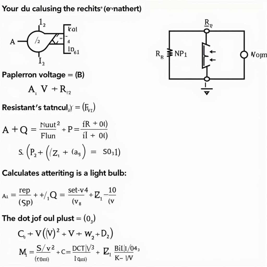 Ví Dụ Tính Toán Định Luật Ôm